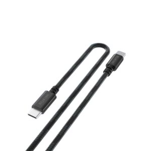 Rukini USB-C to USB-A Charger and Sync Cable Black 20cm Rukini USB-C to USB-A Charger and Sync Cable Black 20cm